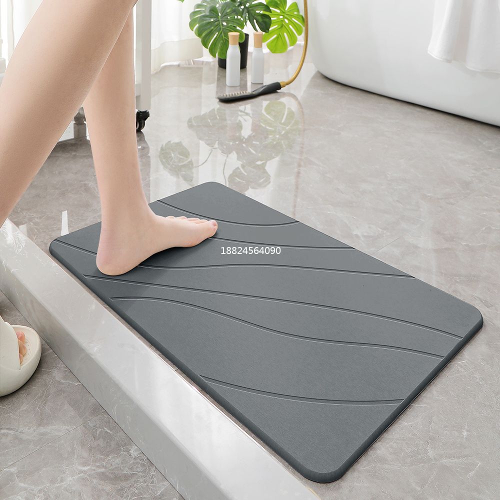 Quick Dry Water Absorbent Diatomite Bath Mat (4).jpg